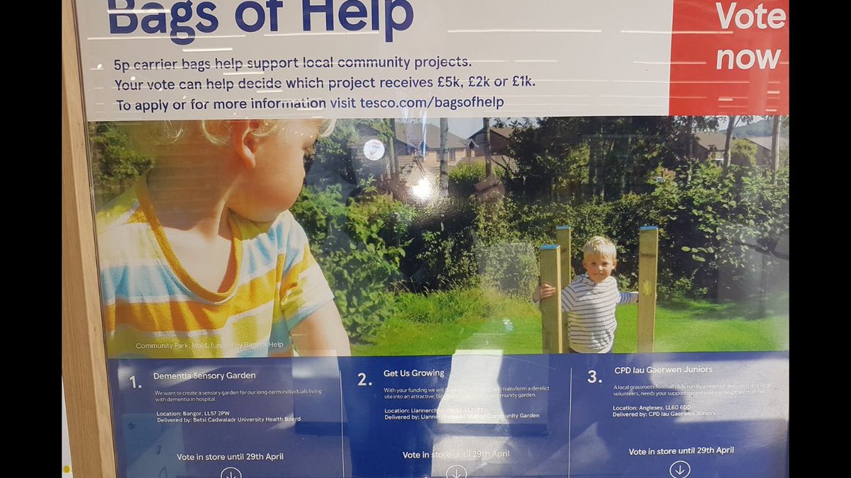 Need money for your community project? Abergele area? Get it here groundwork.org.uk/Sites/tescocom…