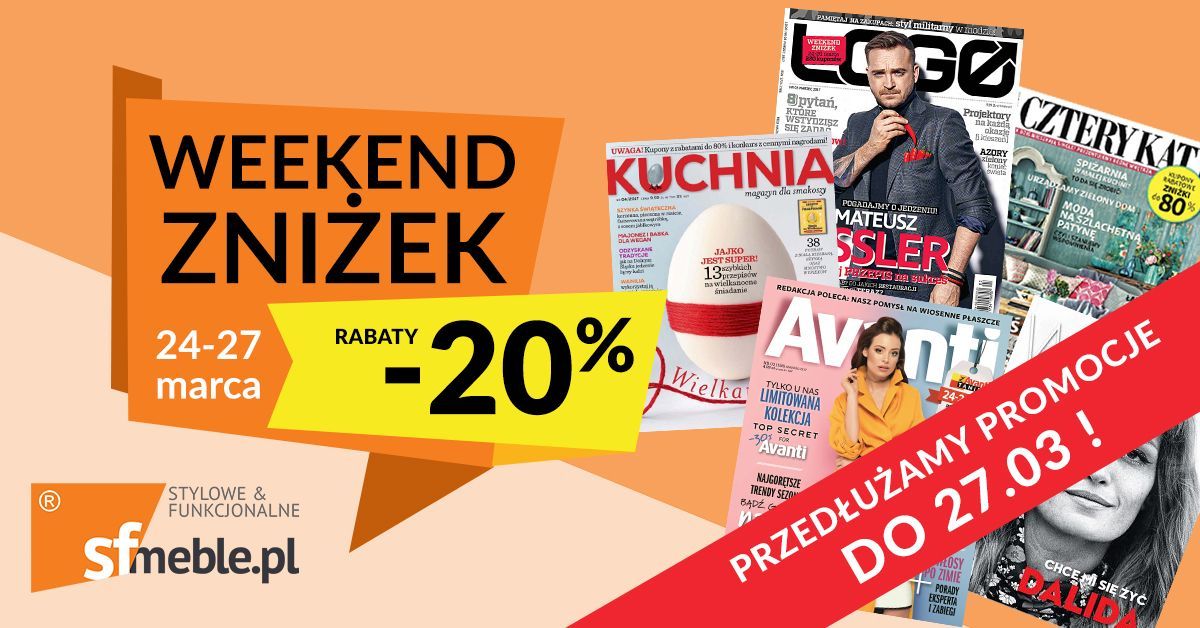 mebledesign's tweet photo. Przedłużamy #WeekendZniżek❗✂️ Jeszcze tylko dziś skorzystaj z #rabatu 20% #meble, #oświetlenie i #akcesoria! 🎉 https://t.co/JYdAfGZ7Vx https://t.co/5lnq3j6HOu
