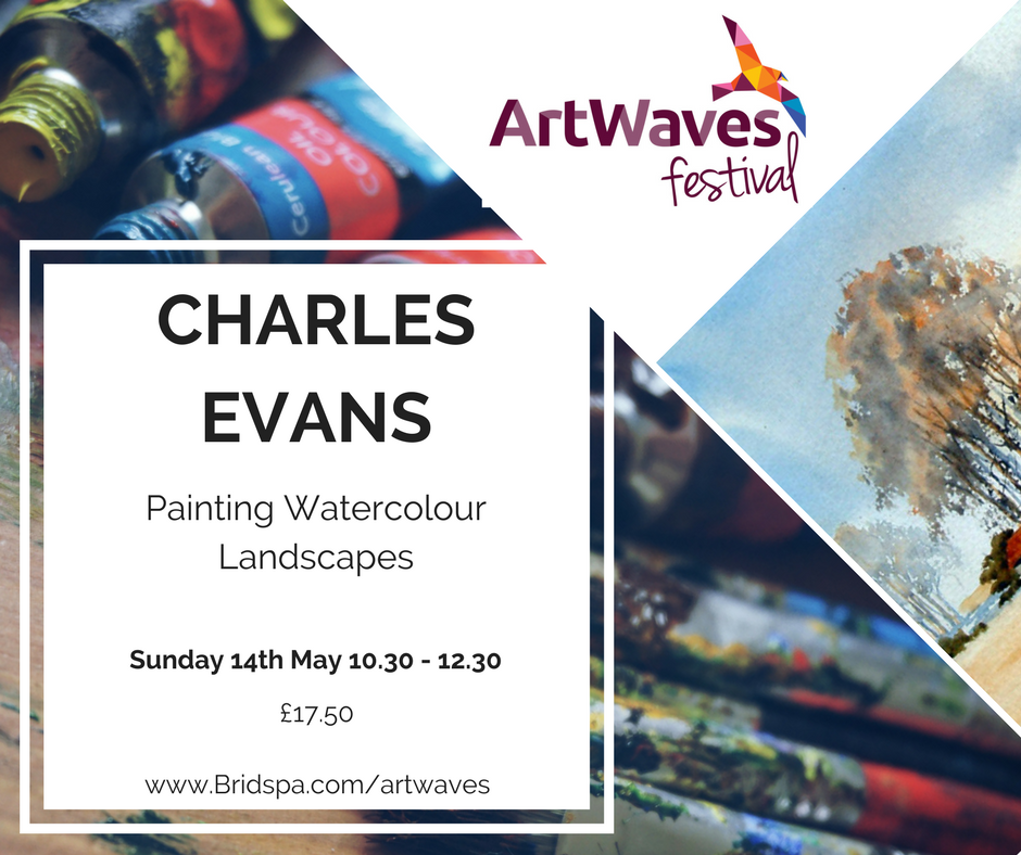 ArtWavesFest's tweet photo. Here’s the second workshop from @charlesevansart for #ArtWaves2017 a taster of watercolour! 🖌 Book now https://t.co/Xea7vKX8oG https://t.co/SdhJtV7pcT