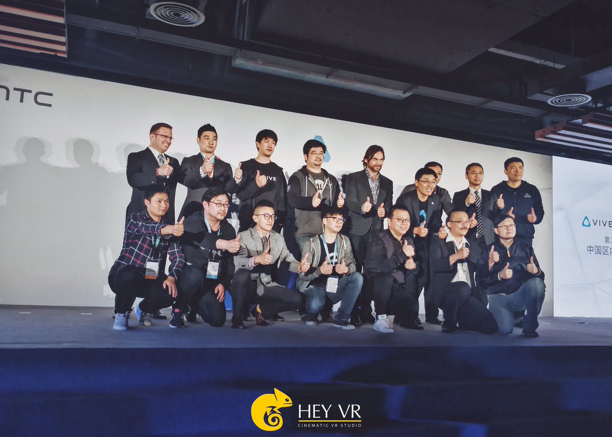 Hey_VR1's tweet photo. HEY VR Got the Vive Best Immersive Experience Award！    #VR #HEYVR  #ViveportDeveloperAwards  #VDA  #VEC #LET'SPRESSON https://t.co/GTTQWUrrMK