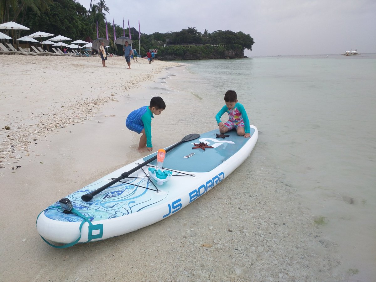 JSBOARD2's tweet image. Kids with SUP on beach.#JS BOARD#
