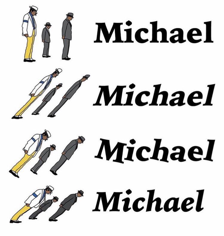 grapheine's tweet photo. La différence entre italiques inclinées et vraies italiques, expliquée par Michael Jackson ! :-) #typography By https://t.co/i3CfeYbfER https://t.co/1F0BJzH9kg