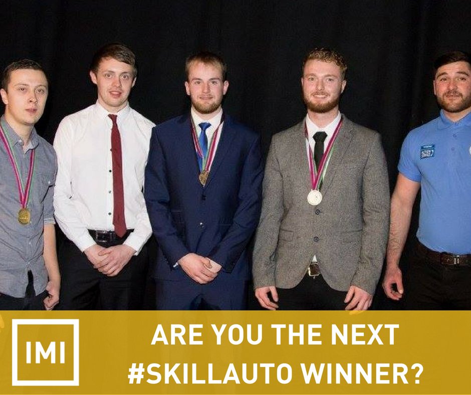 IMICareers's tweet photo. #Employers &amp; #Tutors you now have 2 weeks left to enter your star of #SkillAuto2017 https://t.co/du4n0KZq0h @worldskillsuk Enter them today! https://t.co/h4ZNGCCfpf