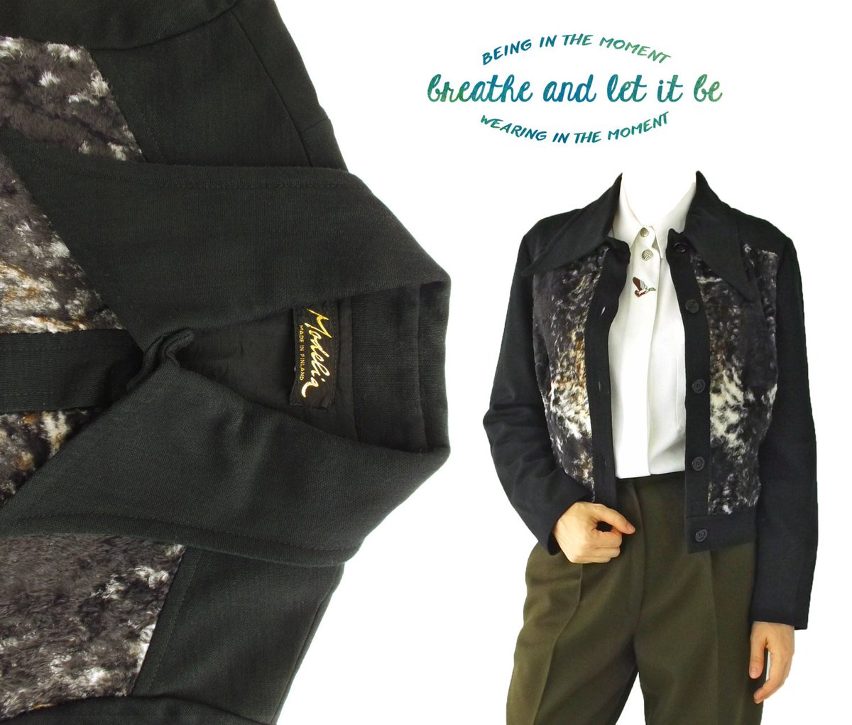 breatheLetitbe's tweet photo. Vintage Faux Fur Short Jacket | Black Brown Ivory Vegan Fur Blaze… https://t.co/y0SUSl1Ndq #MyNewTag #ColorfulJacket https://t.co/dQgJSlEQ88