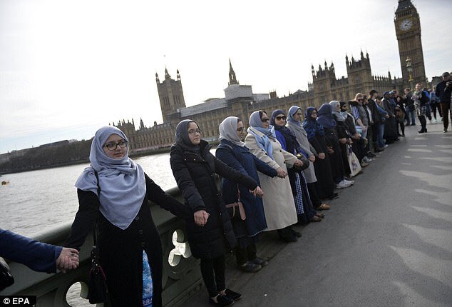 BashaNazir's tweet photo. When an attack happens in London, it is an attack on me -Sarah Waseem, Londoner, one of the Ahmadiyya Muslim ladies at Westminster yesterday https://t.co/2yGYhmKIhx