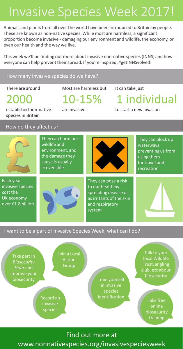 CheckCleanDryGB's tweet photo. It's Invasive Species Week 2017! Find out more &amp; #getINNSvolved at https://t.co/gMzfmLFTuU #invasivesweek https://t.co/Z5ZLR4L1fn