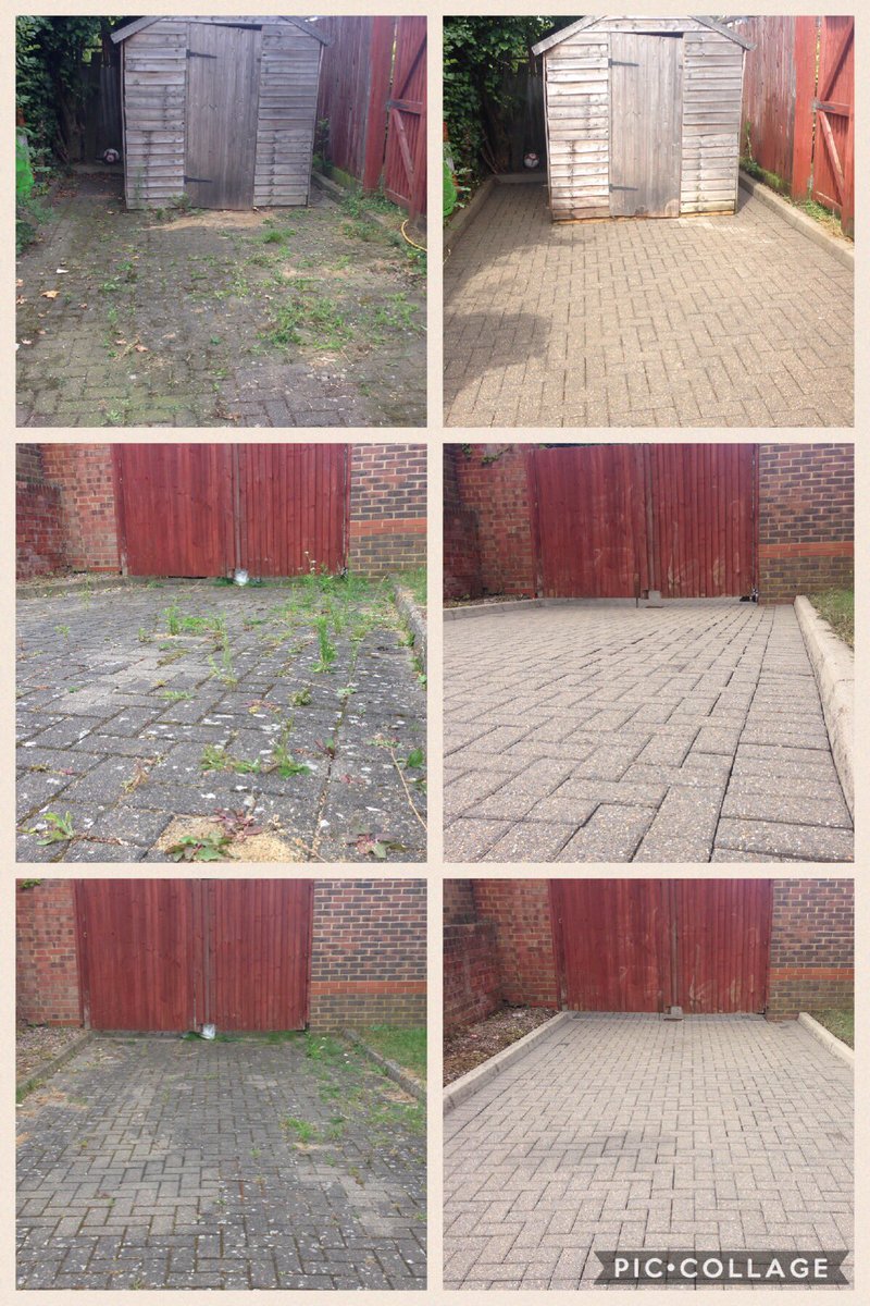 VPBournemouth's tweet photo. Time to Spring clean your outside space?!
#driveways #paths #patios #sealandmaintain https://t.co/yDA4JGKe19 https://t.co/wqBQf7woq9