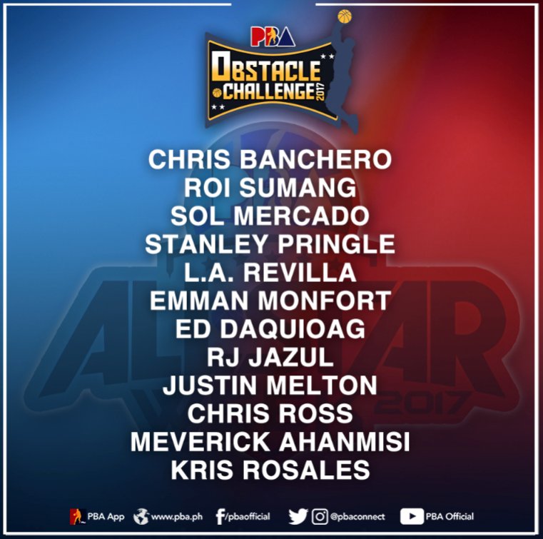 pbaconnect's tweet photo. Your #2017PBAAllStarWeek Skills Challenge Participants!

#WeArePBA https://t.co/u7PD3iulQV