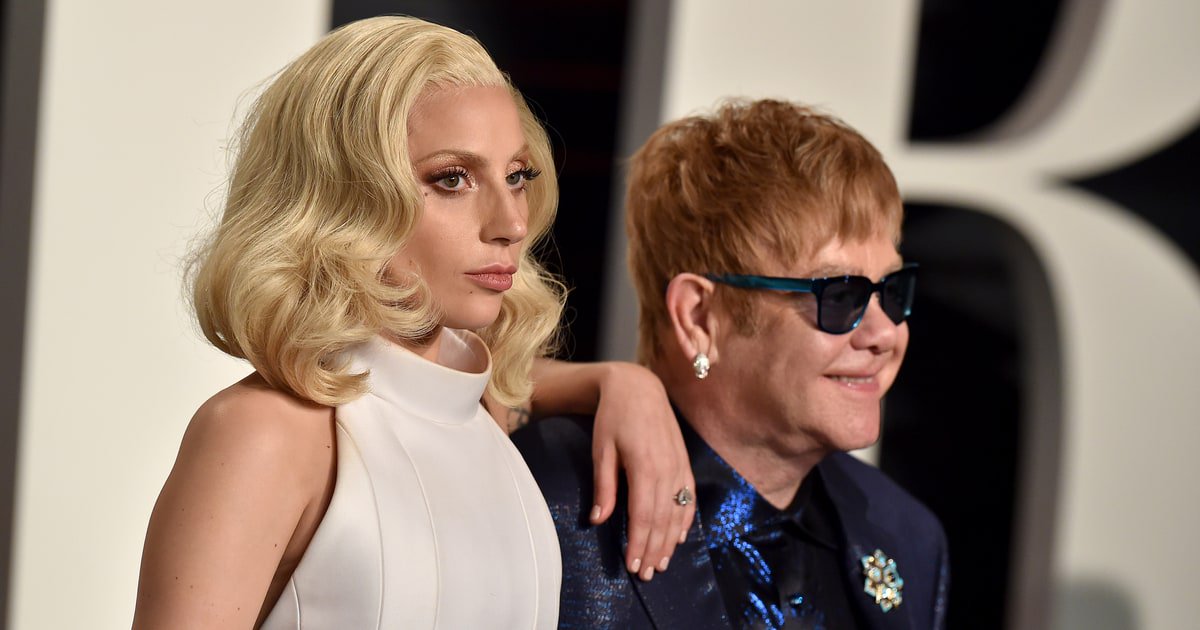 Lady Gaga, Stevie Wonder Sing Happy Birthday to Elton John  