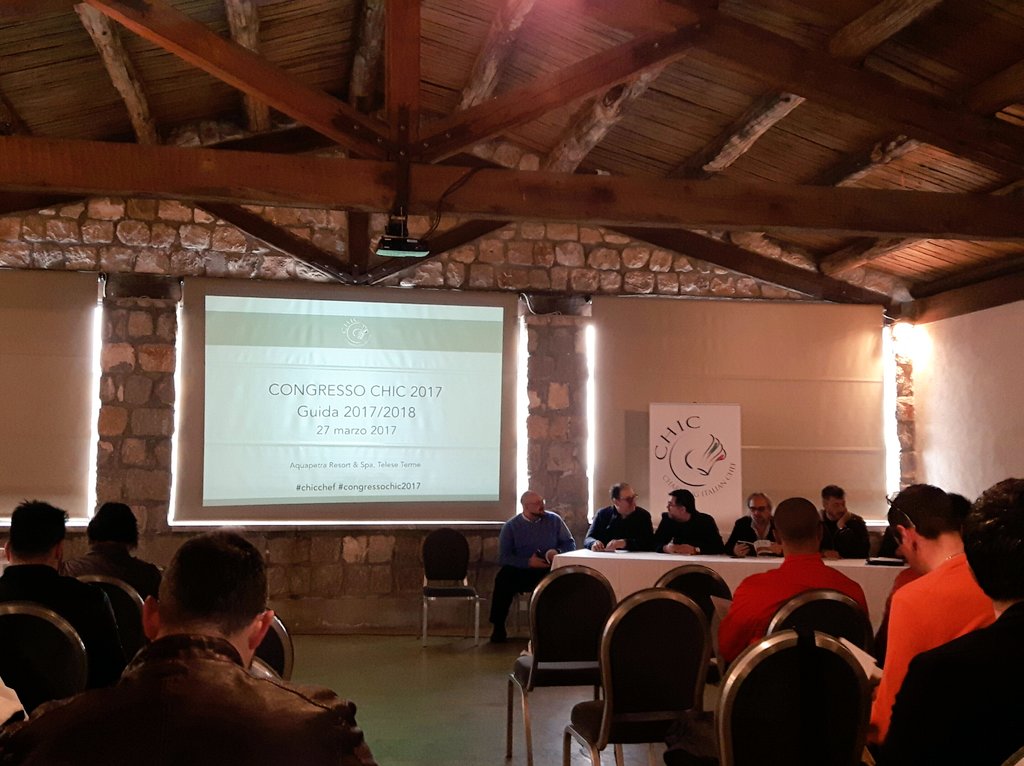 Oggi all' <a href="/AquapetraResort/">AquapetraResort</a>  #congressochic2017
<a href="/ChicChefs/">Chic</a> <a href="/KatiaPiazzi/">katia piazzi</a> <a href="/marcosaccochef/">marco sacco</a> <a href="/PaoloBarrale/">paolo barrale</a> <a href="/IcardiCarla/">Carla Icardi</a> #chicchef