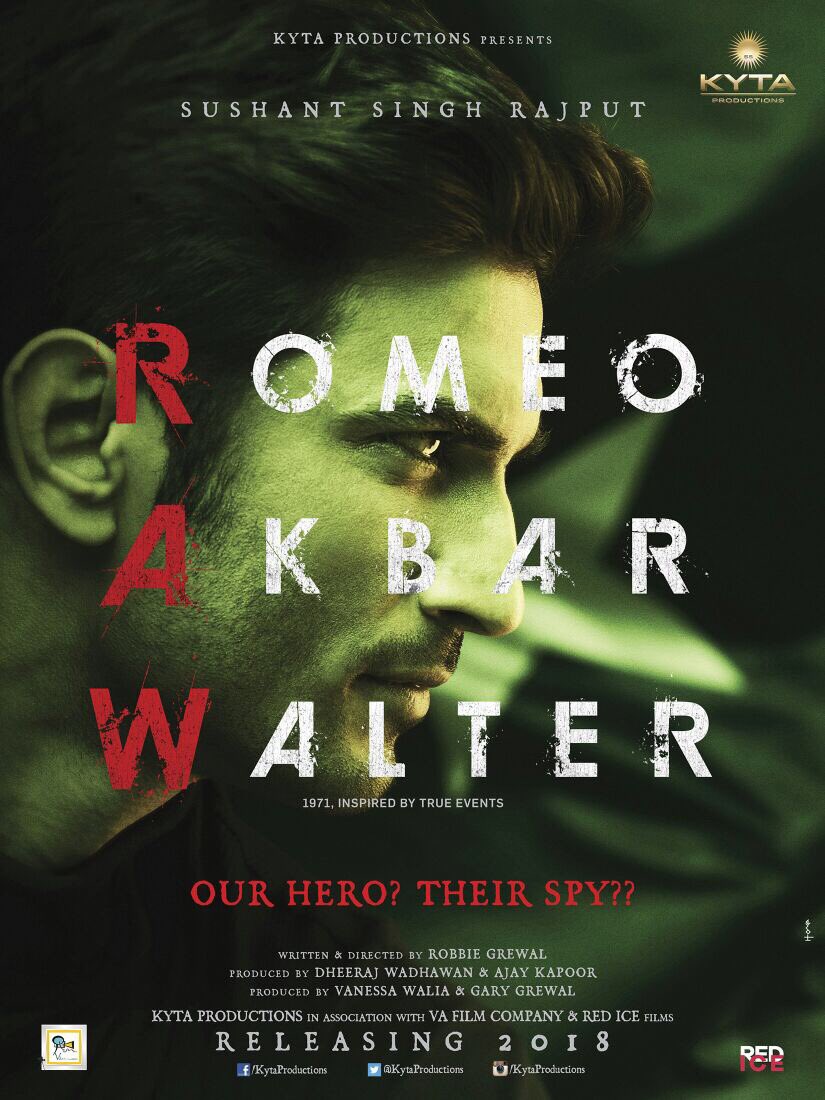 Anushka_Arora's tweet photo. I can't wait for this Sushant!! @itsSSR @RomeoAkbarWaltr @KytaProductions @VAFilmCompany @ajay0701 @bunty_walia #RAWFirstLook https://t.co/RU15yPpJ5I