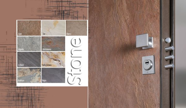 Porta Blindata #SteelProject
Serie #Stone
#Pannelli di sp. 8 mm in #pietratecnica su una struttura a scelta in Classe 3/4/5 #antieffrazione.