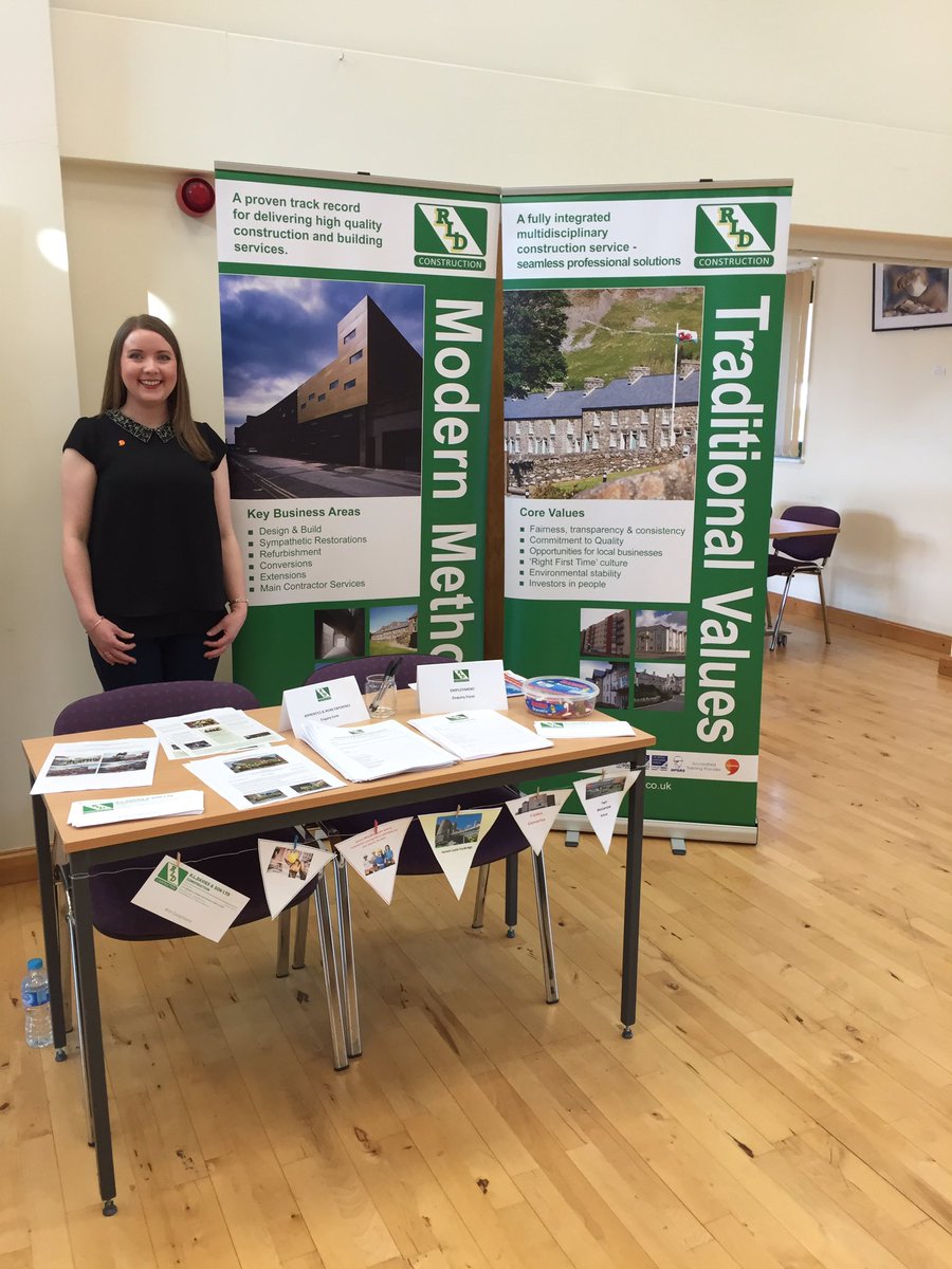 rldconstruction's tweet photo. Edrych ymlaen ir #Ffairswyddi #conwywledig heddiw @glasdirLlanrwst looking forward to the #ruralconwy #jobsfair today #localeconomy #localco https://t.co/MwGfBaMpBf