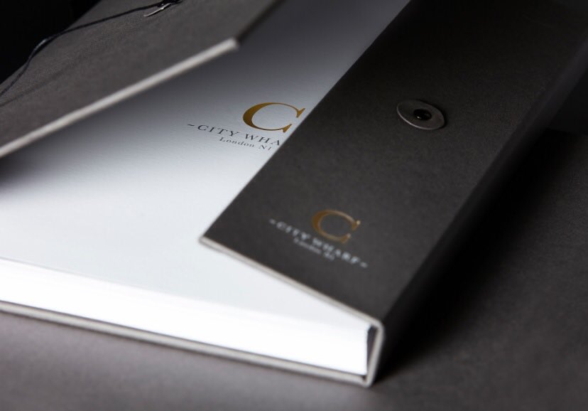 CITY WHARF. Thread sewn and affixed to a 5 piece case that was #printed and #created in house at #KingsburyPress. #TheArtOfPrint.