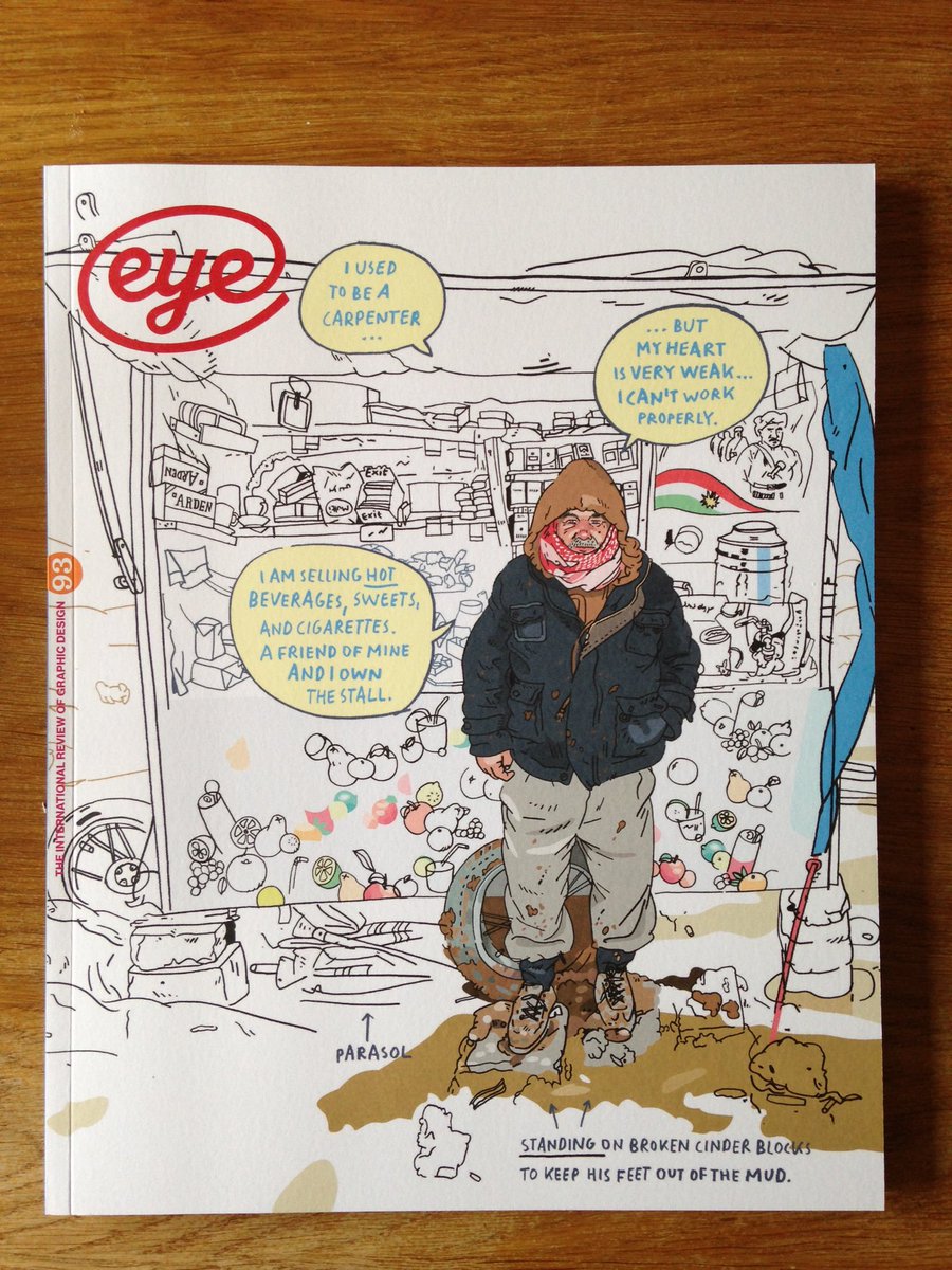 editorreportage's tweet image. The latest edition of @eyemagazine featuring Olivier Kugler focussing on Illustration and the power of the drawn image. A great publication.
