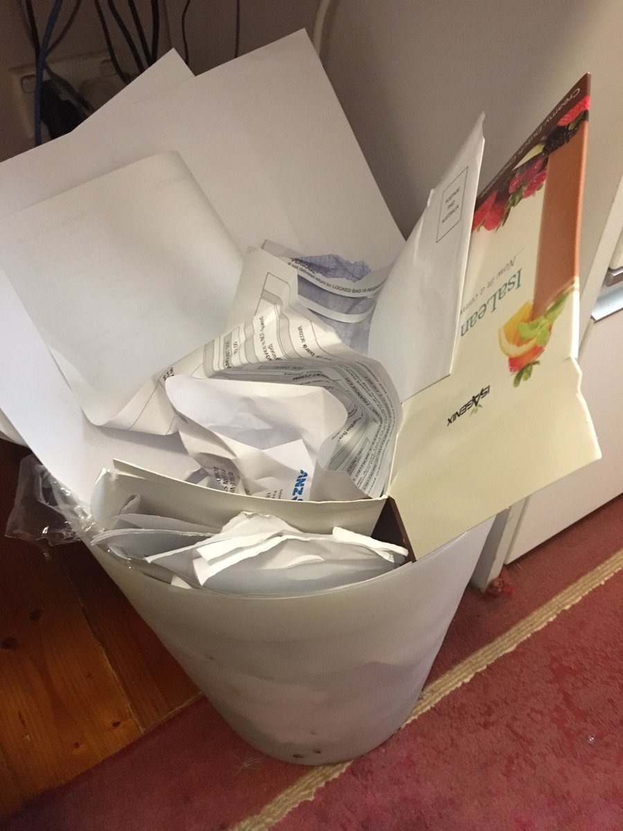 Rob2563's tweet photo. I finished my end of month tax summary. #RoundFile https://t.co/cD4pvfskik