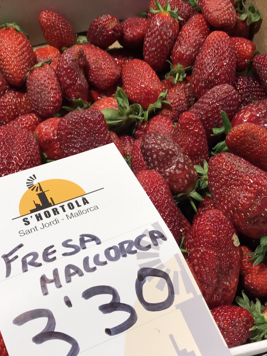 #maduixes de #sapobla al <a href="/mercatdinca/">ᗰᗴᖇᑕᗩ丅 ᗪ’Ꭵᑎᑕ🏃‍♀️</a> <a href="/MercatOlivar/">Mercat de l'Olivar</a> i <a href="/MercatSantaCata/">MercatSantaCatalina</a> <a href="/AldiaIB3/">Al Dia IB3</a> <a href="/RafelGallego1/">Rafel Gallego</a> <a href="/DelCampALaMar/">Del Camp a la Mar</a> <a href="/TuitInca/">Tot d'Inca</a> #mallorca