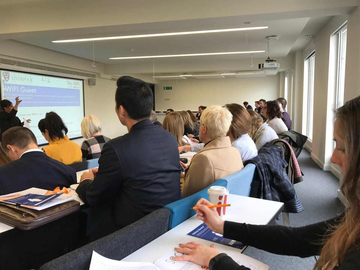 CCHHealth's tweet photo. Today is the inaugural #ASOCOM, held at @LivUni's #London campus! Here, @PinkiSahota, chair of @UK_ASO kicks off the event! #Obesity #UK https://t.co/TDuXW86cw3