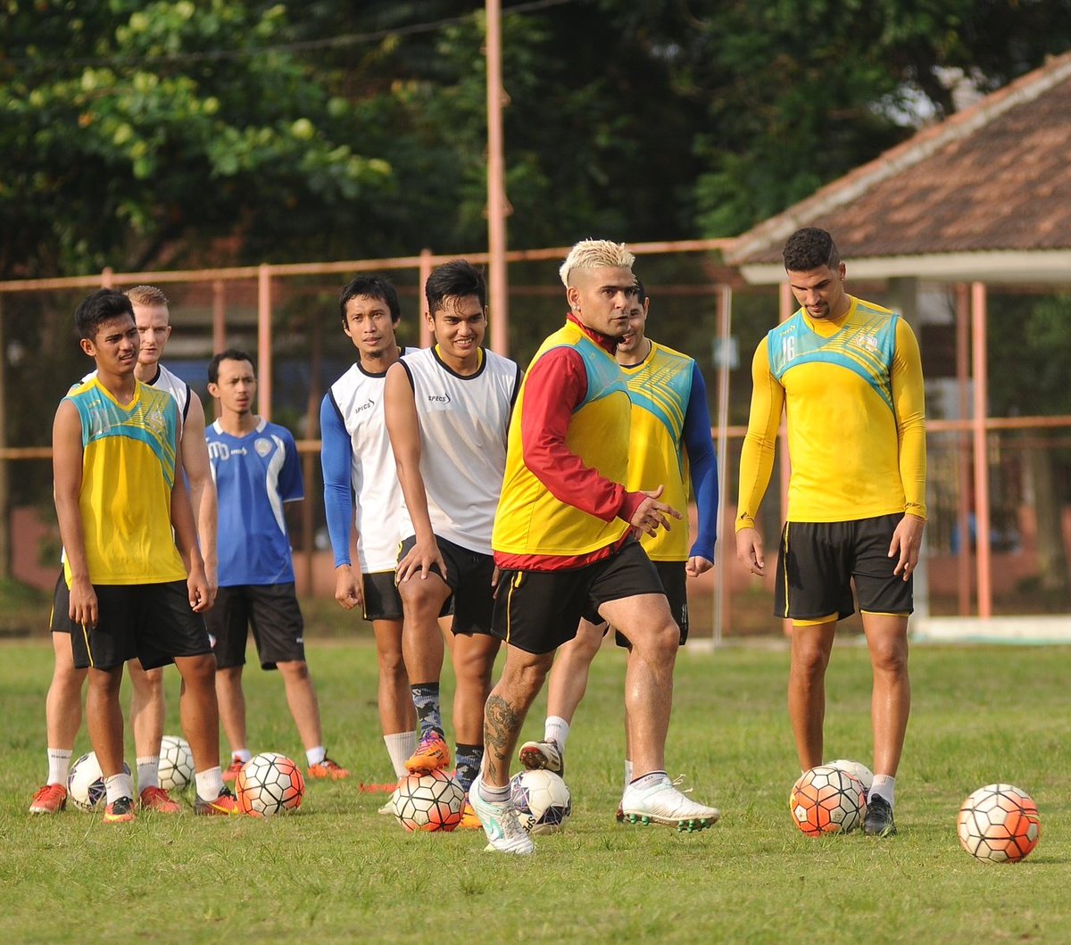 AremafcOfficial's tweet photo. El Loco sudah mengikuti latihan tadi sore #aremafc #rebornforbetterfuture https://t.co/zWbQsWOvAY
