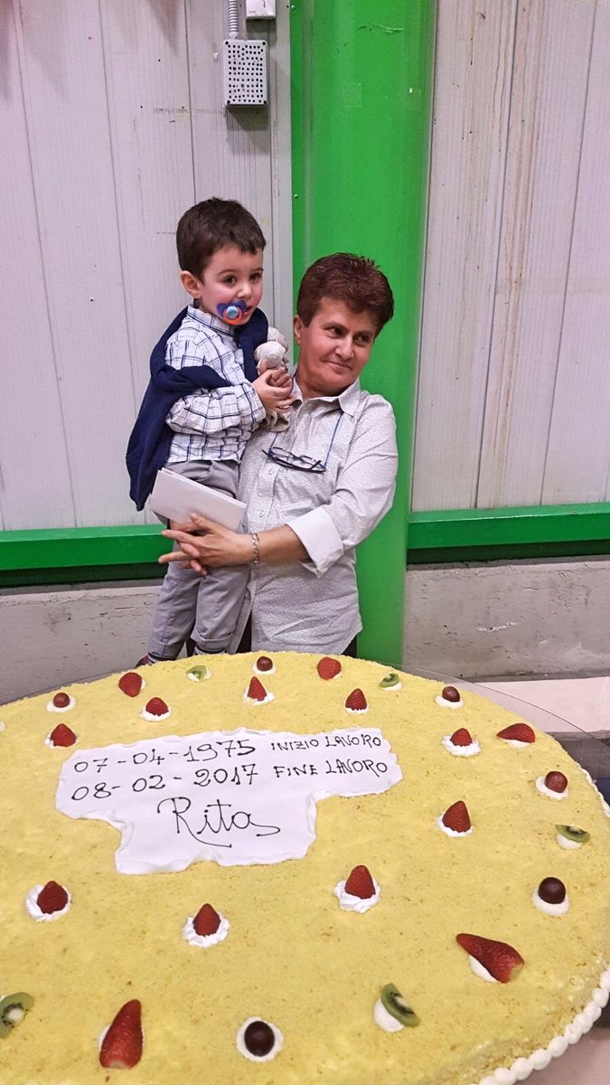 #Retirement Our best and sincere congratulations to Rita,who worked 34 years for Galassia, we wish her the best on her new chapter in life.