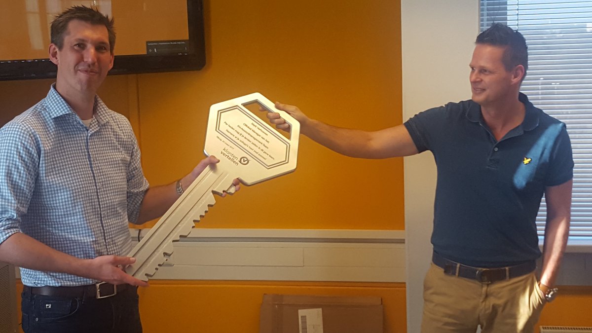 Vanaf heden is Mark manager van het accountmanagement team. Welkom bij het team! Namens iedereen heel veel succes!