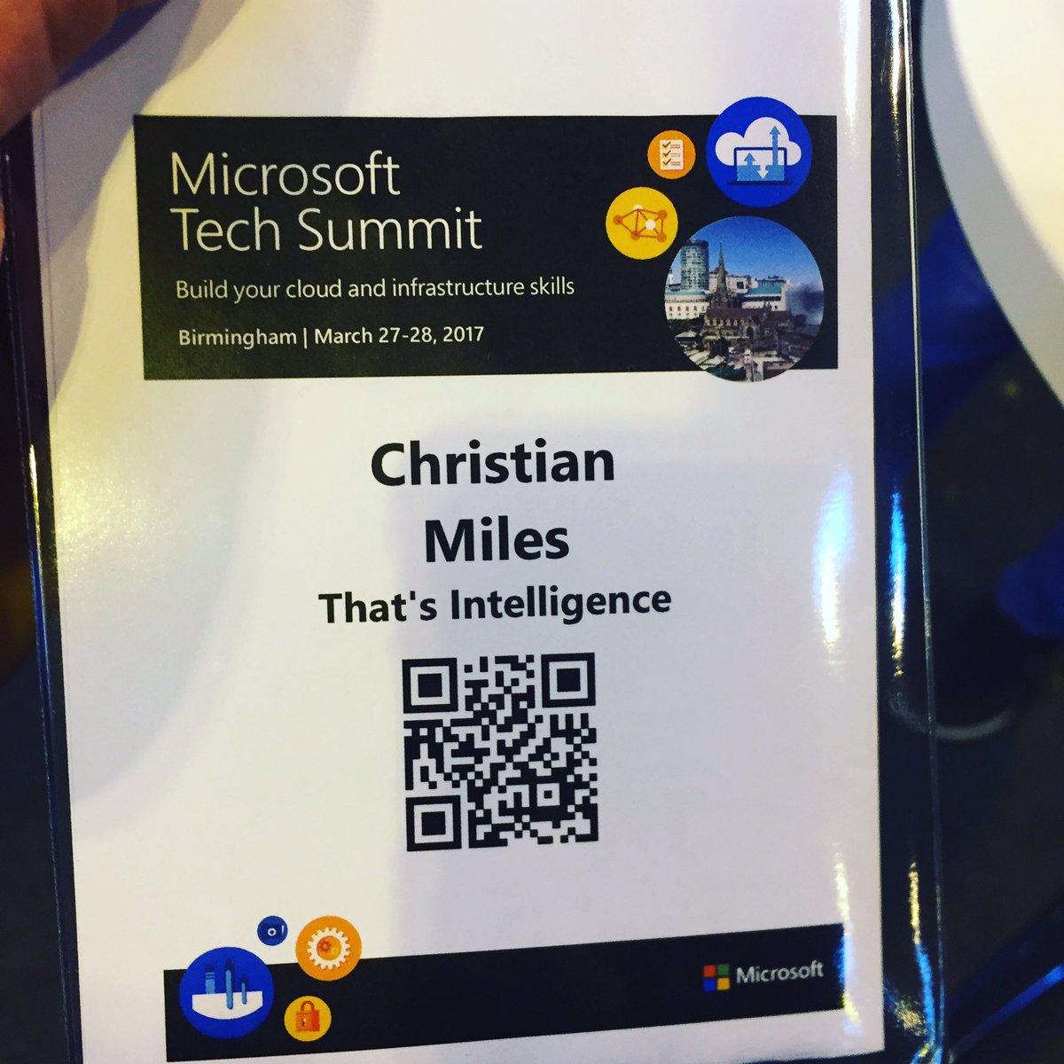 christianlmiles's tweet image. Day 1 of the Microsoft Tech summit #MicrosoftTechSummit #ThatsIntelligence