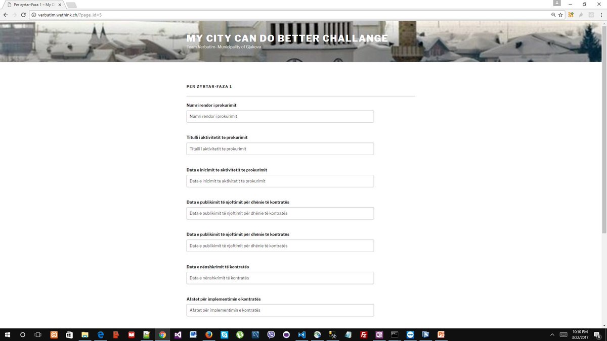 MinistryData's tweet photo. #Verbatim is progressing so fast!They already have a prototype of a future platform which will make their city #Gajakova, more #transparent! https://t.co/DpP7QpDR4J