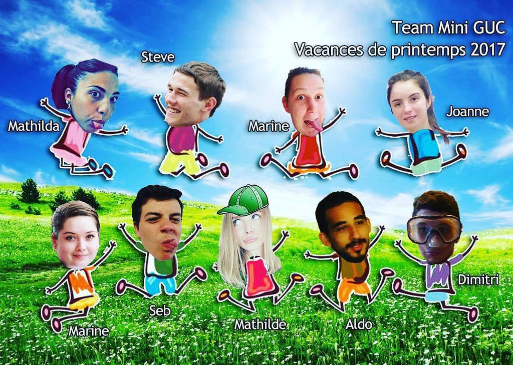 GUCVacances's tweet photo. Team #Miniguc vacances de printemps 😂 #gucvacances #teamgucvacances https://t.co/xAqDW2lUWO https://t.co/CxnN2zsPgz
