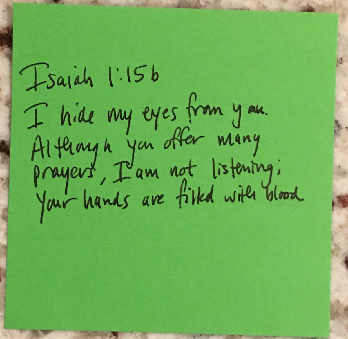 Gl0ryToG0d's tweet photo. The #Hearer of #Prayer chooses not to #listen to some #prayers. Why? Our #uncleanness & our #refusing to #listen to Him. #scripture #bible https://t.co/IBdPQ2cbv9