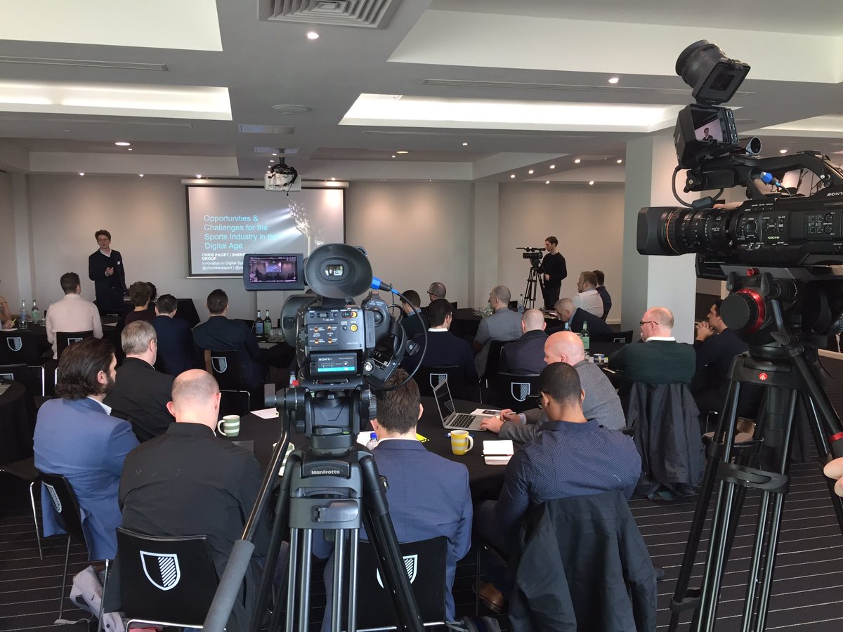 Filming 'Innovation in Digital Sport' at <a href="/hotelfootballuk/">Hotel Football</a>! 🎥⚽️

#DSI17