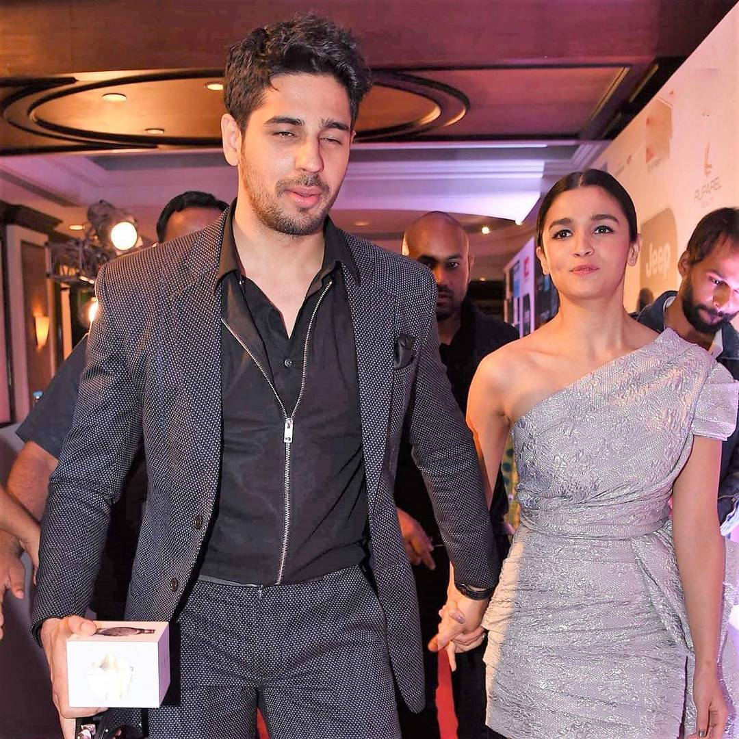 ZoomTV's tweet photo. #Fresh: @S1dharthM and @aliaa08 walked in hand-in-hand at a recent event 👫 https://t.co/XDNv3JQ771