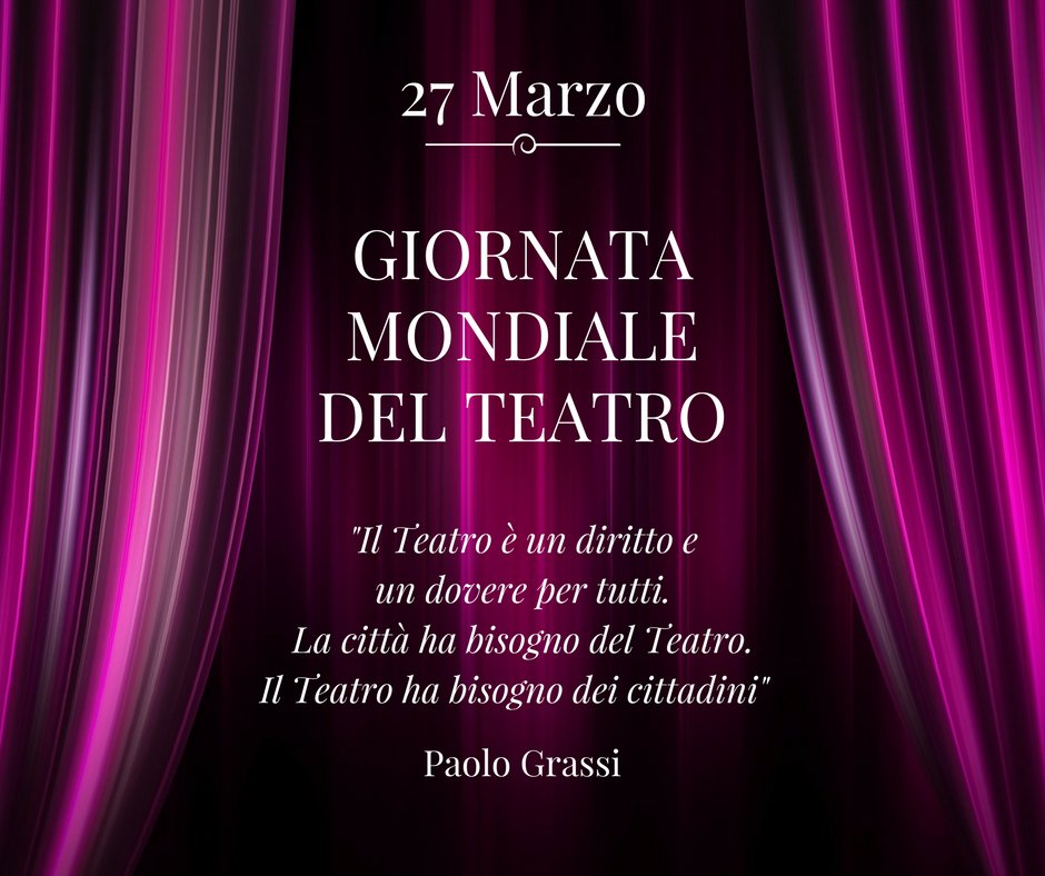 SicurezzaFuturo's tweet photo. Rendiamo il palcoscenico un luogo #sicuro per chi ci lavora e per gli spettatori. #GiornataMondialedelTeatro @PaoloGrassiMi  #sicurezza https://t.co/DptvL6HIVC