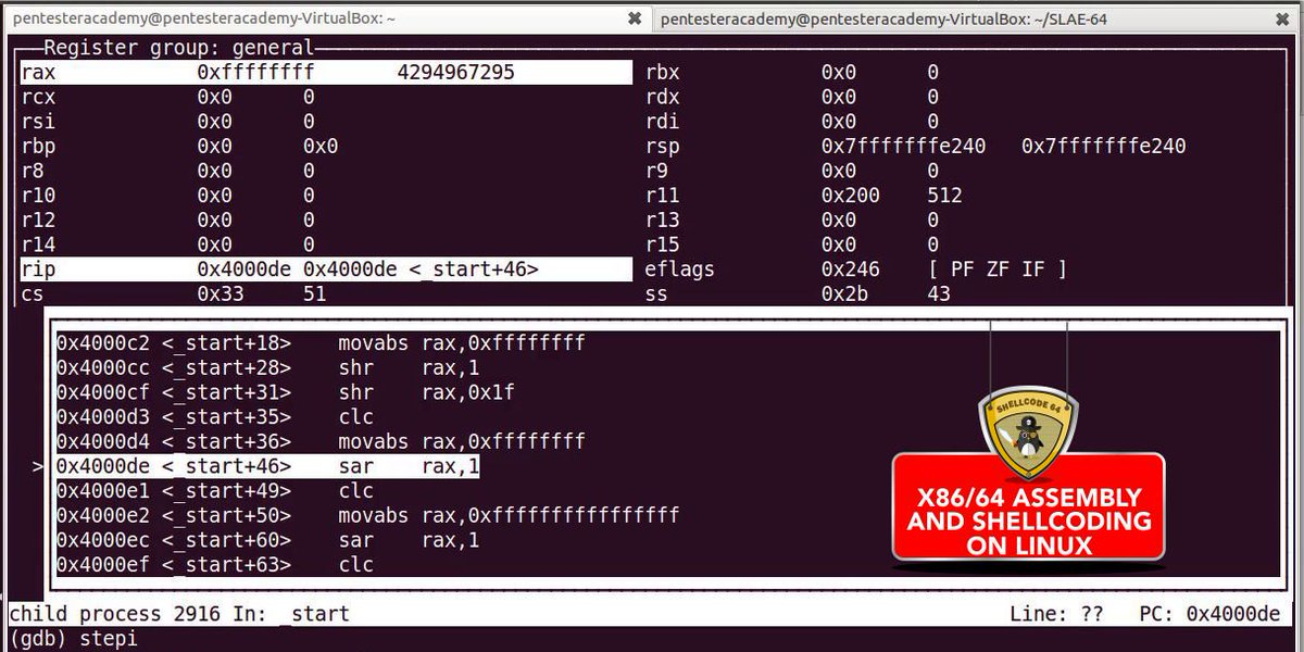 Enroll Now! 64bit Assembly Language &amp; Shellcoding bit.ly/1hRNooH Encoders &amp; Crypters from the very basics!