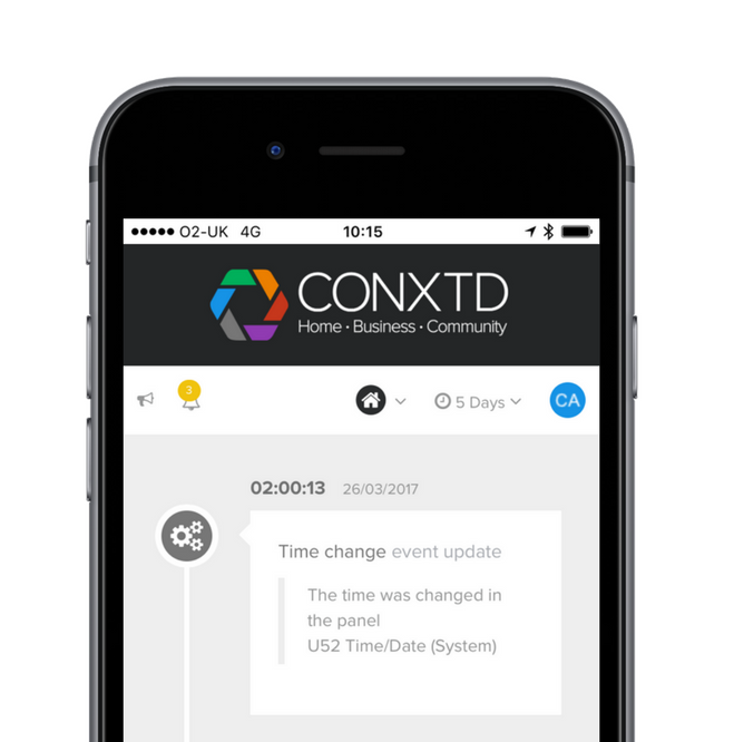 CONXTD's tweet photo. Get confirmation your alarm panel has changed to BST with panel settings events in CONXTD. https://t.co/SH2KXplkMM