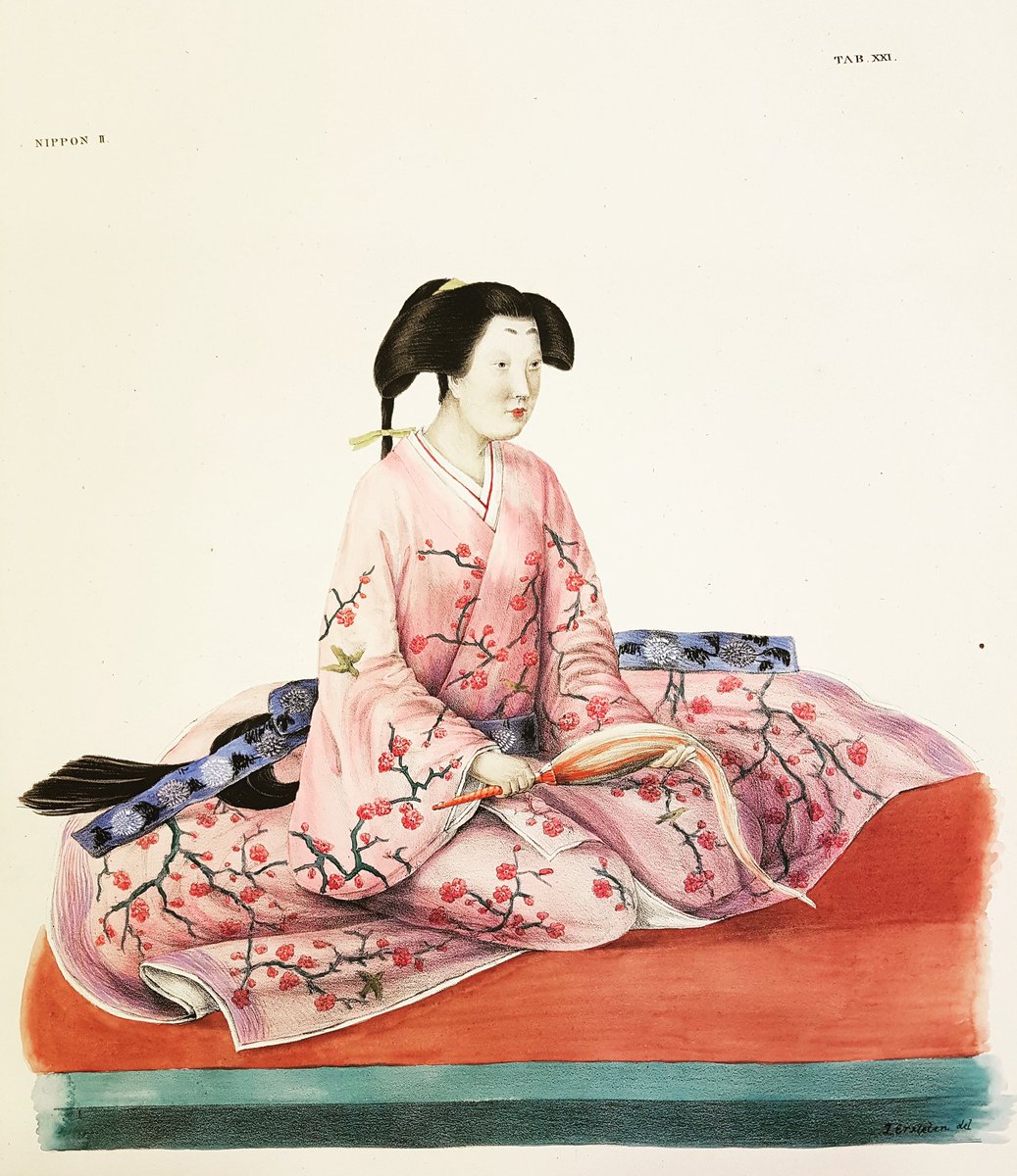 AsianLibraryNL's tweet photo. A Queen. Von Siebold`s "Nippon" 1832-1851. #asianlibrary #leidenuniversity #siebold #japan #description #シーボルト #江戸時代 #日本 https://t.co/4yrEaOA2Nk