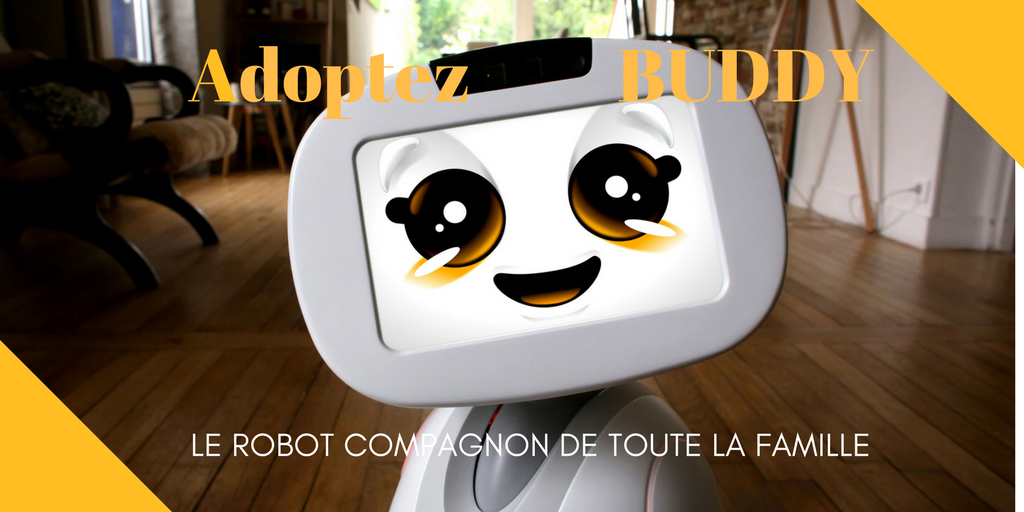 I_Mous's tweet photo. Adoptez #buddy le #robot compagnon qui arrive dans votre foyer pour vous aider #FrenchTech https://t.co/U2jck3aGAq https://t.co/2ICszULT5K