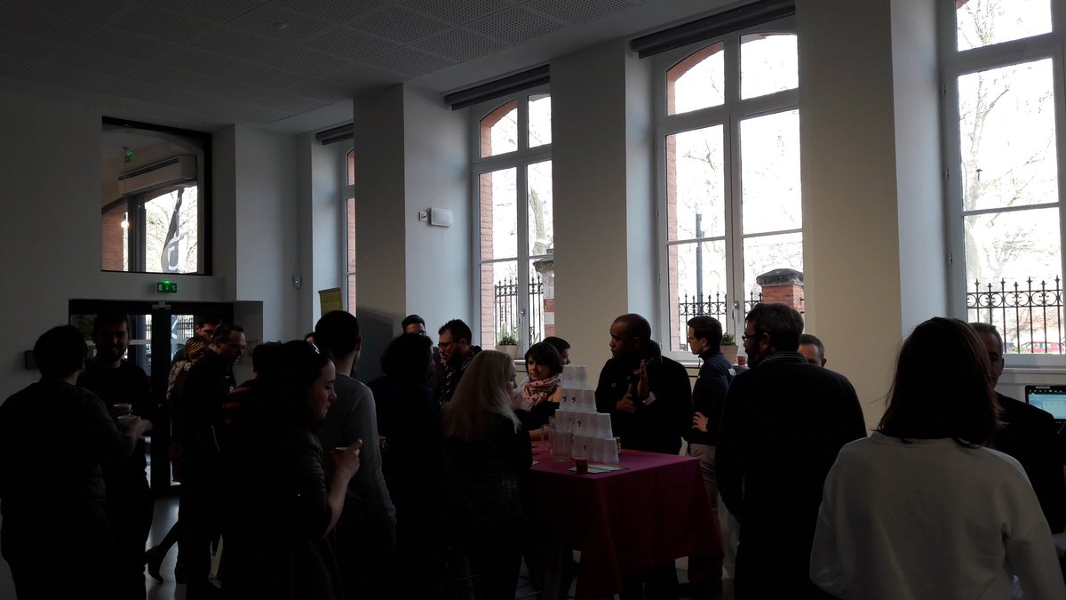 CornuzSarah's tweet photo. Pour bien commencer la semaine ce matin c'était #petitdejeuner au @LeVillagebyCA31 avec
@RepechesMignons &amp; @Greenburo_SCOP ! Merci :) https://t.co/BR5wcolUiY
