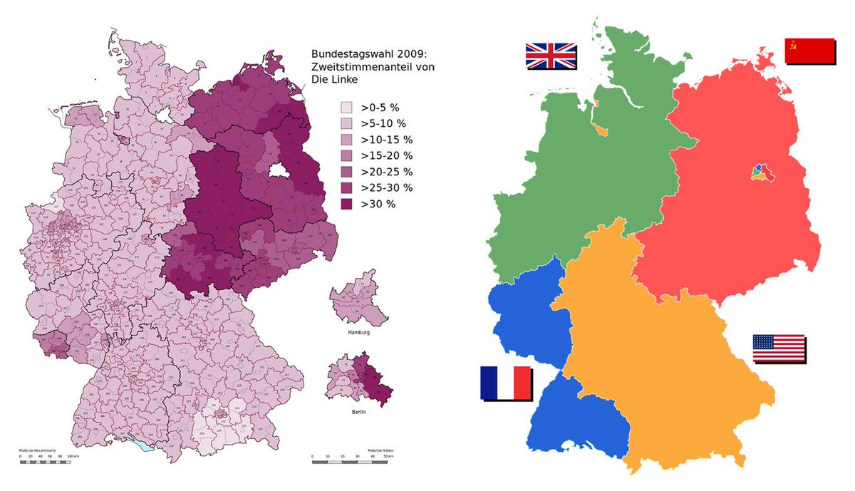 Votos Die Linke Alemania : Fronteras invisibles Votos Die Linke partido