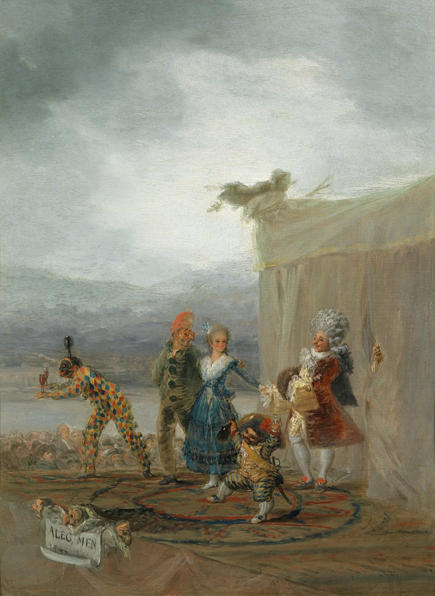 museodelprado's tweet photo. "Los cómicos ambulantes", #Goya, 1793 #DíaMundialDelTeatro #Teatro https://t.co/vi2L88IUYg https://t.co/TXjGwDQFdz