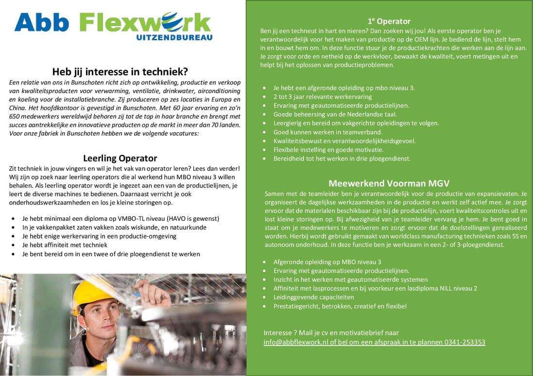 FlexworkAbb's tweet photo. #retweet?graag https://t.co/PExlNYiumv