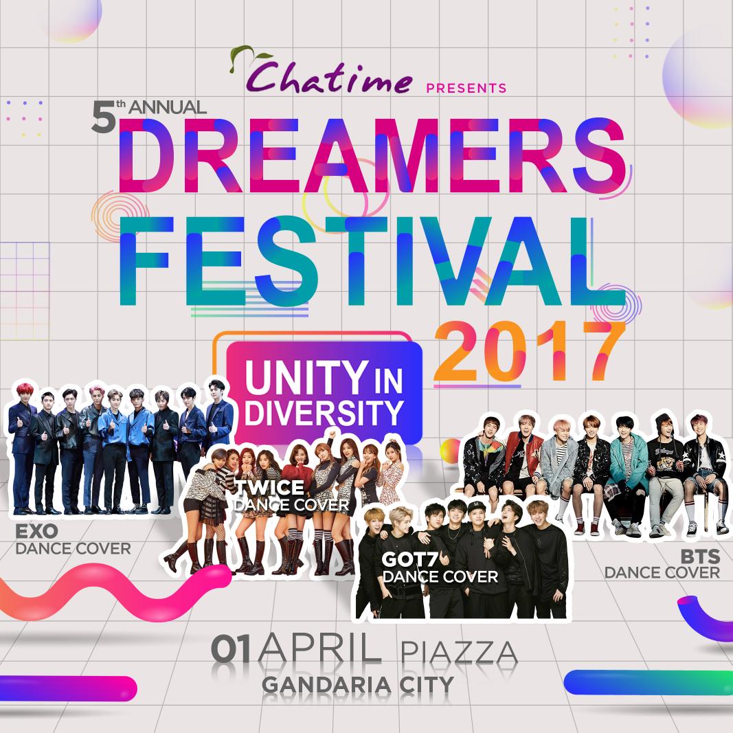Join to The Coolest Festival This Year #ChatimeDf2017 "UNITY IN DIVERSITY"! 1 April at Gancit, Get Special DOORPRIZE bit.ly/2m8Tozr