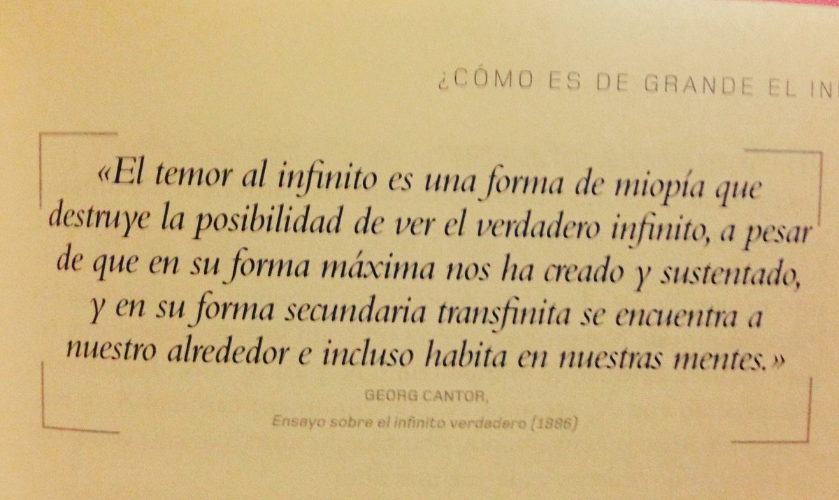 albertojosepf's tweet photo. Muchos ven el infinito como algo inalcanzable pero en realidad es un número concreto, mágico y además primo. https://t.co/qIqjFLfZIW