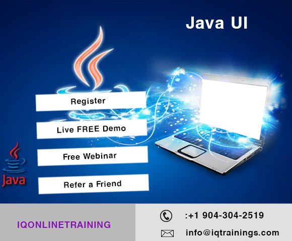 iqonlinetrainin's tweet image. Enroll FREE #WEBINAR…….
Most Comprehensive #JavaUI #Online Training Course!
Register here: goo.gl/7HZ79A
goo.gl/l0BCkq
