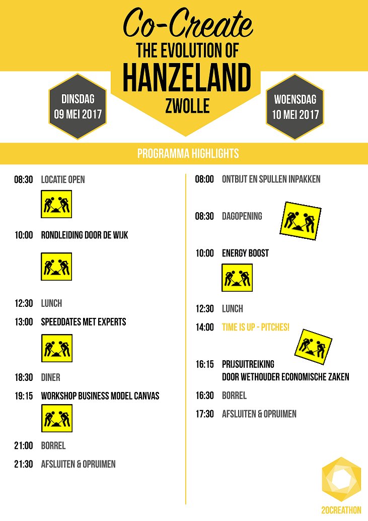 Benieuwd naar de high lights van de Creathon #Hanzeland? Bekijk ze nu!