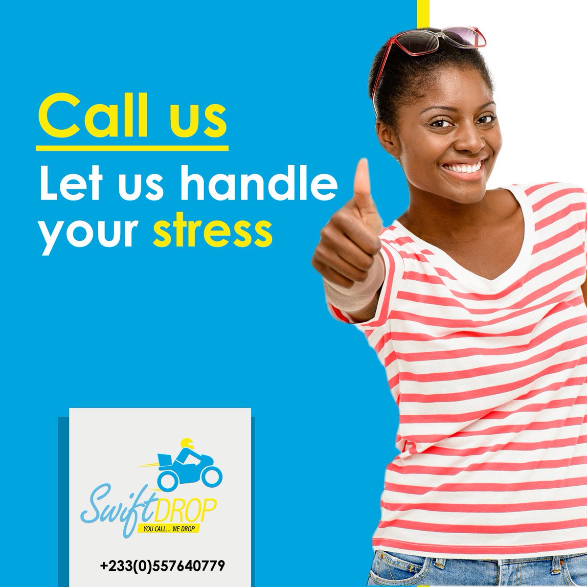 SwiftDropgh's tweet image. Call 0557640779 to deliver your package this morning. No stress!! Good Morning and have an eventful week #swiftdrop #youcallwedrop