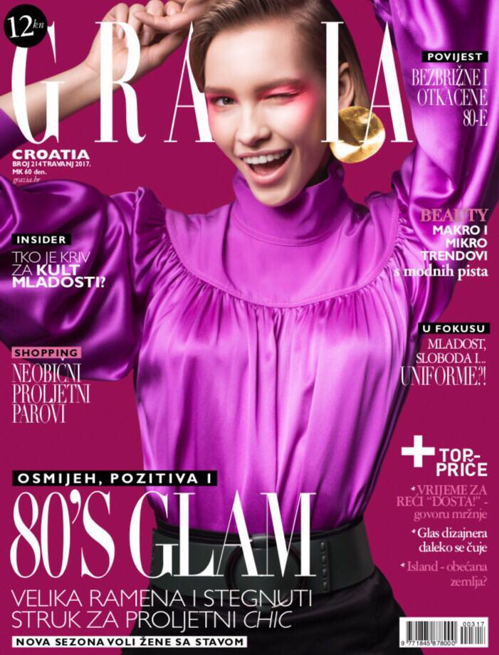 simonaantonovic's tweet photo. New cover for @GraziaCroatia #grazia #makeup #simonaantonovic #petartrbovic #jelenabalic #mijomajhen #laura #cover #beautiful #editorial https://t.co/Hl0F6euqML
