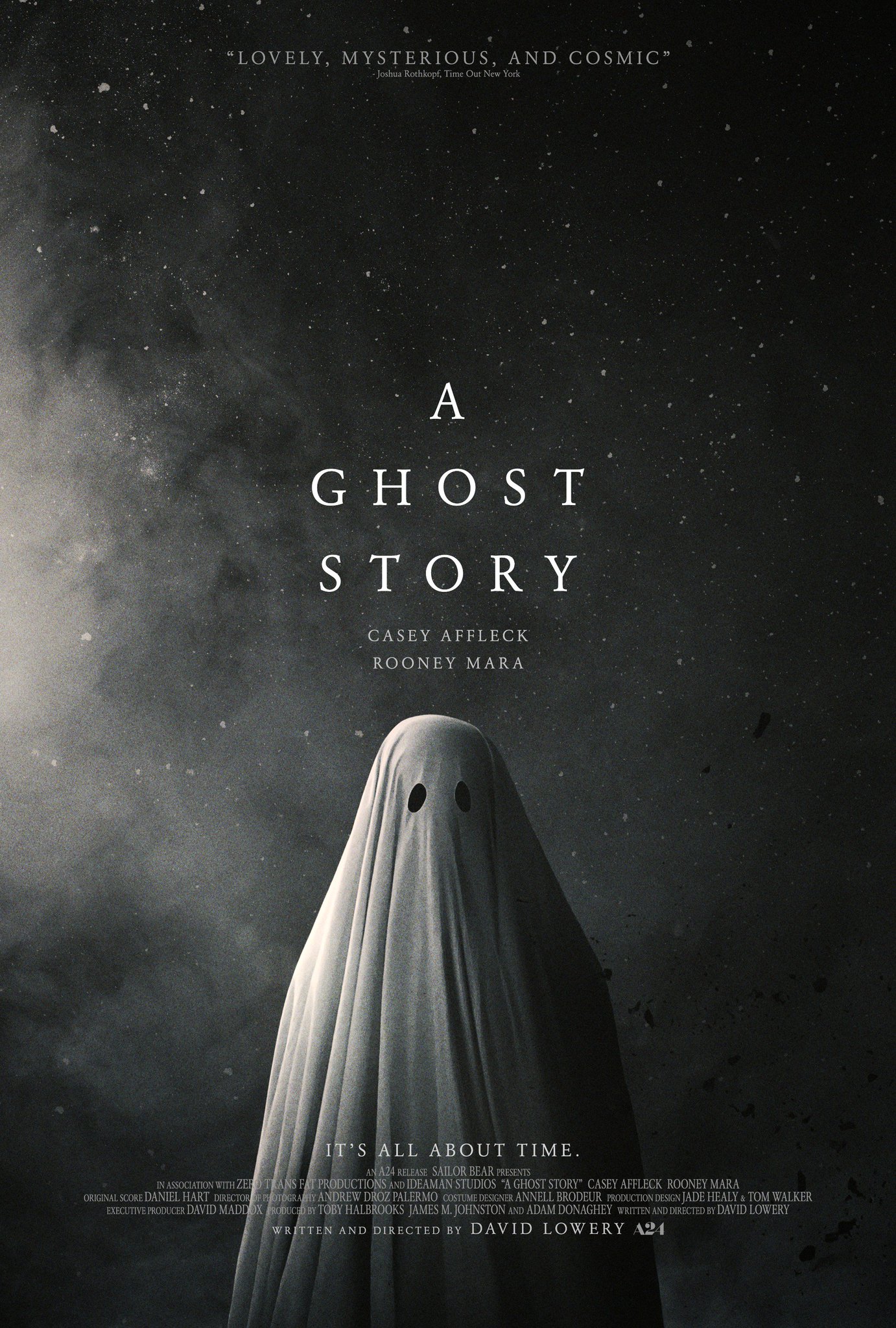 A Ghost Story (Casey Affleck under a bed sheet and Rooney Mara) | NeoGAF