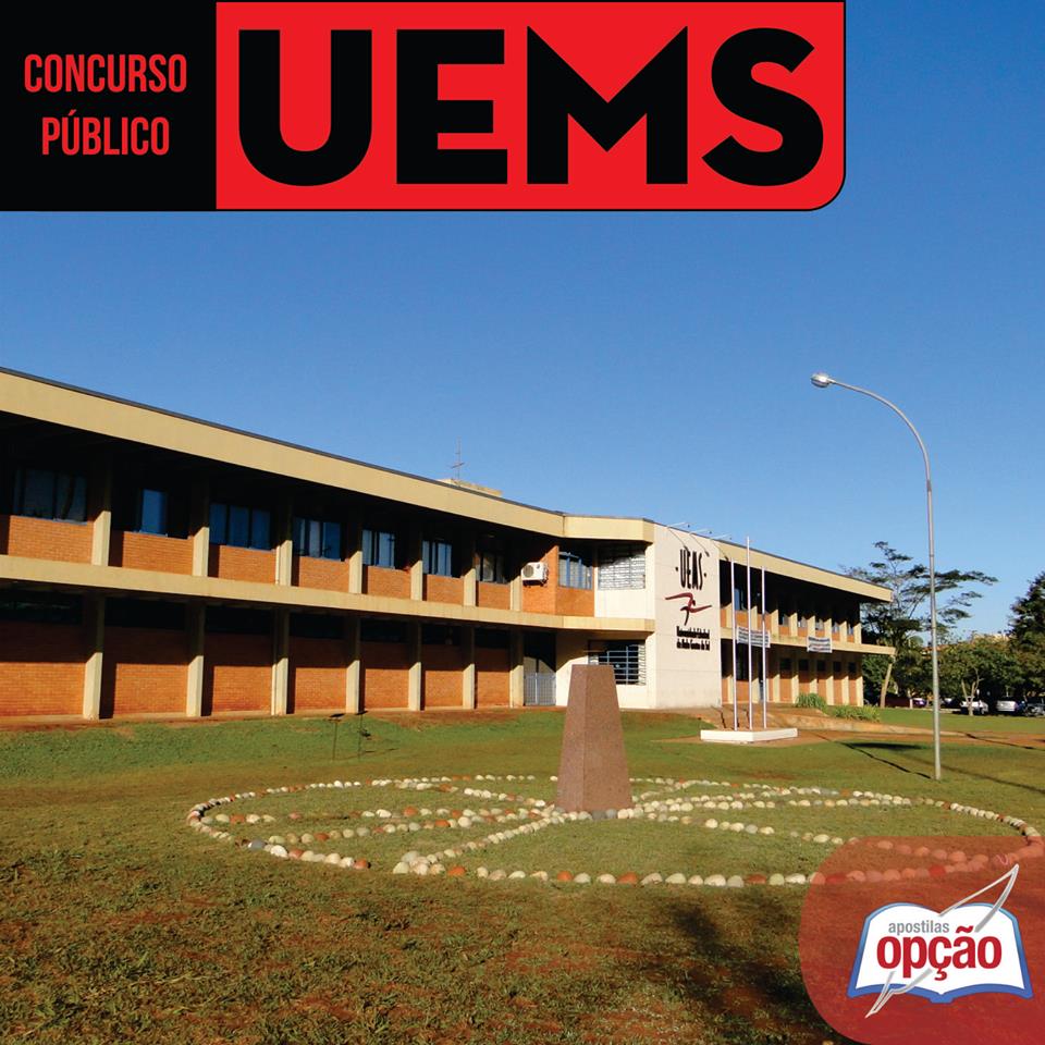 apostilasopcao's tweet photo. Apostila UEMS: https://t.co/GIRBDfr4Du #ApostilasOpção  #ConcursoPúblico #UE #MS #VamosBrasil #FocoNoConcurso #EstudaQuePassa #Oportunidade https://t.co/ZwNF1oie8U