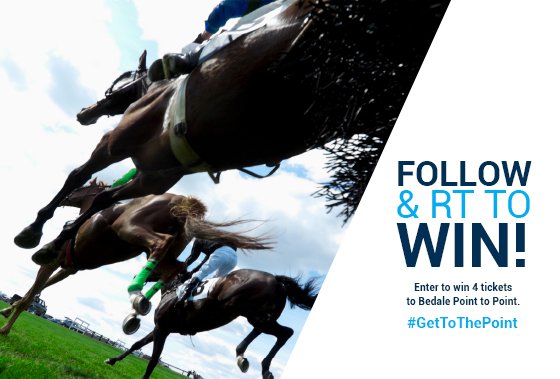 McClarrons's tweet photo. We’re giving away 4 tickets to @BedaleP2P! Follow + Retweet for your chance to win. #GetToThePoint T&amp;Cs https://t.co/bTQi3NkV8F https://t.co/eS6yoE15zD