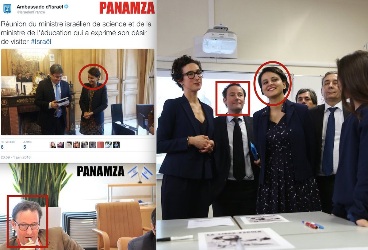 Vallaud-Belkacem et Clavreul, antiracistes en France, coopératifs avec l'extrême droite israélienne